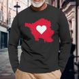 Saarland Heart Love Homeland Saarländer Langarmshirts Geschenke für alte Männer