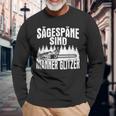 Sägespäne Sind Männer Glitter Chainsaws Langarmshirts Geschenke für alte Männer