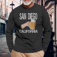 San Diego California Pride Beer Long Sleeve T-Shirt Gifts for Old Men