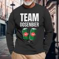 Saufn Saufnn Junggesellenabschied Frau Mann Team Dosenbier Langarmshirts Geschenke für alte Männer