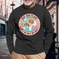 Save Our Planet Otter Baby With Fish Otter Long Sleeve T-Shirt Gifts for Old Men