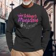 Schlagerparty Schlager Prinzessin Langarmshirts Geschenke für alte Männer