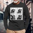 Seal With Sunglasses Cool Sea Lion Ocean Animal Photobooth Long Sleeve T-Shirt Gifts for Old Men