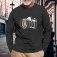 Shoot Like A Dad Vintage Camera Expert & Timeless Moments Long Sleeve T-Shirt Gifts for Old Men