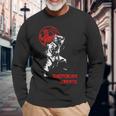 Shotokan Karateka By Zanshin-Art Martial Arts Kata Long Sleeve T-Shirt Gifts for Old Men