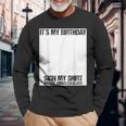 Sign My Birthday Party Ice Breaker & Womens Long Sleeve T-Shirt Gifts for Old Men