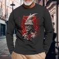 Skanderbeg Albanian National Hero Eagle Kosovo Albanian Langarmshirts Geschenke für alte Männer