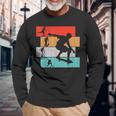 Skater Skateboarder Retro Skateboard Boys Youth Long Sleeve T-Shirt Gifts for Old Men