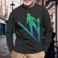 Ski-Jumping S Langarmshirts Geschenke für alte Männer