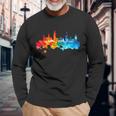 Skyline Nuremberg Langarmshirts Geschenke für alte Männer