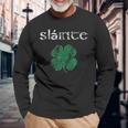 Slainte Cheers Good Health From Ireland- Women Long Sleeve T-Shirt Gifts for Old Men