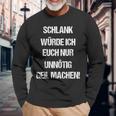 Slim Würde Euch Unmuss Geil Machen Langarmshirts Geschenke für alte Männer