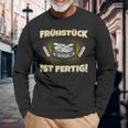 Snus Frühstück Ist Fertig Chew Tobacco Nicotine Snus Langarmshirts Geschenke für alte Männer