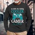 So Sieht Ein Richtig Cooler Gamer Aus Zocker Boys' Langarmshirts Geschenke für alte Männer