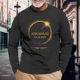 Solar Eclipse 2024 Arkansas Total Solar Eclipse 4824 Long Sleeve T-Shirt Gifts for Old Men