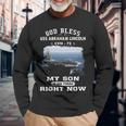 My Son Is Uss Abraham Lincoln Cvn Long Sleeve T-Shirt Gifts for Old Men