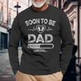 Soon To Be Daddy New Dad Father's Day Heartbeat Graphic Long Sleeve T-Shirt Gifts for Old Men