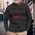 Soon To Be Grandpa 2024 Promoted To Grandfather Father's Day Long Sleeve T-Shirt Gifts for Old Men