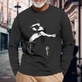 Spitting Image Rapper Hip Hop Microphone Long Sleeve T-Shirt Gifts for Old Men