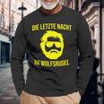 Stag Night Polterei Wolfsrudel Langarmshirts Geschenke für alte Männer