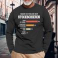 Stockschießen Eisstock Stockschütze Eisstockschießen Langarmshirts Geschenke für alte Männer