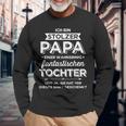 Stolzer Papa Tochter Zumatertag Geburtstag Weihnachten Langarmshirts Geschenke für alte Männer