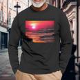 Sunrise Over North Myrtle Beach Sc Long Sleeve T-Shirt Gifts for Old Men