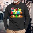 Superdaddio Gamer Dad Fathers Day Video Game Lover Long Sleeve T-Shirt Gifts for Old Men