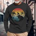 Surfing Vintage Retro Surf Culture Long Sleeve T-Shirt Gifts for Old Men