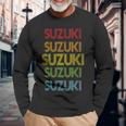 Suzuki Name Langarmshirts Geschenke für alte Männer