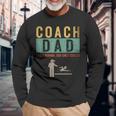 Swim Coach Dad Like A Normal Dad Only Cooler Father's Day Long Sleeve T-Shirt Gifts for Old Men