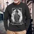 Tarot Card The Death Xiii Angel Skull Style Long Sleeve T-Shirt Gifts for Old Men