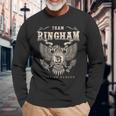 Team Bingham Family Name Lifetime Member Long Sleeve T-Shirt Gifts for Old Men