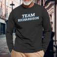 Team Richardson Relatives Last Name Family Matching Long Sleeve T-Shirt Gifts for Old Men
