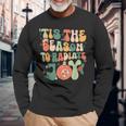 Tis The Season To Radiate Joy Xray Tech Radiology Christmas Long Sleeve T-Shirt Gifts for Old Men