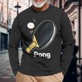 Tischtennis Partner Tischtennisschläger Ping Pong Langarmshirts Geschenke für alte Männer