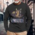 TortitudeCat Torties Are Feisty Tortoiseshell Long Sleeve T-Shirt Gifts for Old Men