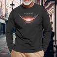 Total Solar Eclipse 2024 Eclipse April 8 2024 Souvenir Long Sleeve T-Shirt Gifts for Old Men