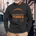 Total Solar Eclipse 2024 Cape Girardeau Missouri Totality Long Sleeve T-Shirt Gifts for Old Men
