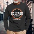 Total Solar Eclipse 2024 Cleveland Ohio Totality April 8 Long Sleeve T-Shirt Gifts for Old Men