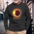 Total Solar Eclipse 2024 Spring April 8Th 2024Long Sleeve T-Shirt Gifts for Old Men