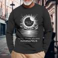 Total Solar Eclipse Indianapolis 2024 United States Long Sleeve T-Shirt Gifts for Old Men
