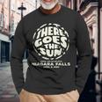 Total Solar Eclipse Niagara Falls Ny Canada April 8 2024 Long Sleeve T-Shirt Gifts for Old Men