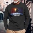 Totality Eclipse Total Solar Eclipse April 8 2024 Long Sleeve T-Shirt Gifts for Old Men