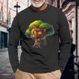 Tree House Long Sleeve T-Shirt Gifts for Old Men