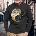 Tree Of Life Yin Yang Long Sleeve T-Shirt Gifts for Old Men