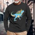 Trex Tyrannosaurus Dinosaur T-Rex Langarmshirts Geschenke für alte Männer