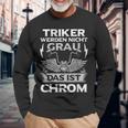 Trike Driver Trikes Motif Tricycle Biker Triker Grandpa Langarmshirts Geschenke für alte Männer