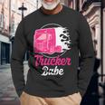 Trucker Babe Truck Driver And Trucker Langarmshirts Geschenke für alte Männer