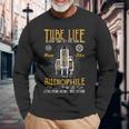 Tube Amplifier Tube Radio Guitar Amplifier Langarmshirts Geschenke für alte Männer